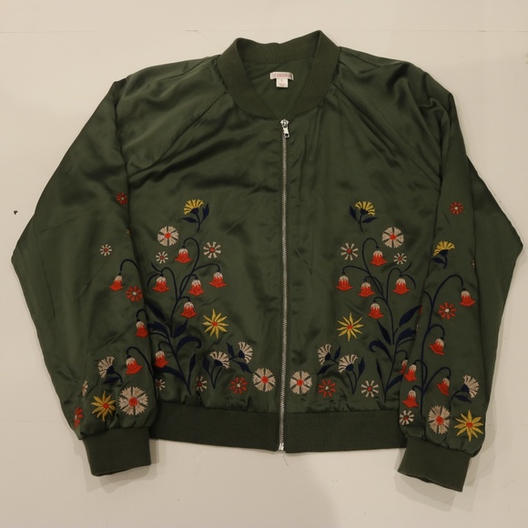 target green bomber jacket